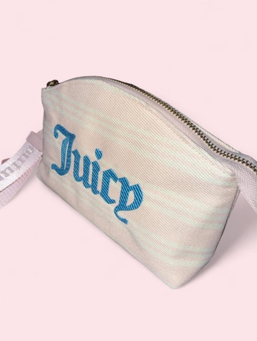 Juicy Couture-Paradise Triangle Gusset Pouch (Powder Blue/Blush 🩵🩷) - Picture 2 of 4